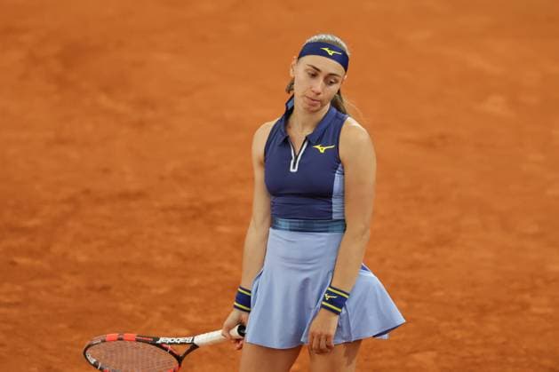 GER, Hamburg, xFSx, ATP250 Womens Tennis Tournament , MSC Hamburg Ladies Open 2025 , Round of 32 , 15 07 2025 v l Aleksandra Krunik SRB disappointed, disappointed looking, dissapointed, sad, frustrated, frustrated, frustrated Copyright: HMBxMedia FernandoxSoares