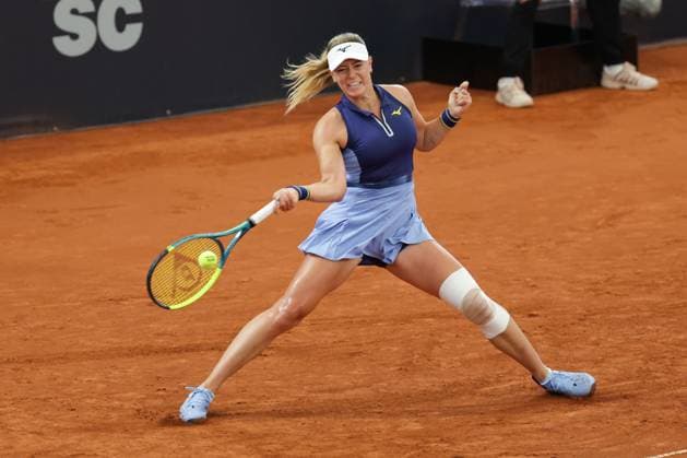 GER, Hamburg, xFSx, ATP250 Womens Tennis Tournament , MSC Hamburg Ladies Open 2025 , Round of 32 , 15 07 2025 v l Dalma Galfi HUN play a forehand Copyright: HMBxMedia FernandoxSoares
