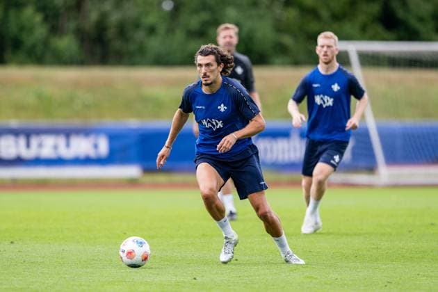 Fraser Hornby SV Darmstadt 98, 09 on the ball, SV Darmstadt 98, football, 2 Bundesliga, training camp, 6 day, 15 07 2025 SV Darmstadt 98, football, 2 Bundesliga, training camp, 6 day, 15 07 2025 Bad Wörishofen Copyright: xEibner-Pressefoto FlorianxWiegandx EP_FWD