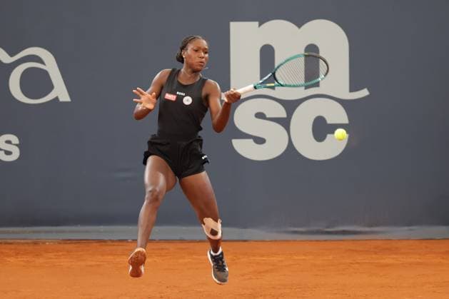 GER, Hamburg, xFSx, ATP250 Womens Tennis Tournament , MSC Hamburg Ladies Open 2025 , Round of 32 , 15 07 2025 v l Noma Noha Akugue GER play a forehand Copyright: HMBxMedia FernandoxSoares