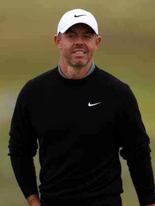15th July 2025; Royal Portrush Golf Club, Portrush, County Antrim, Northern Ireland; The Open Golf Championship Practice Day 3; Rory McIlroy (NIR) at the 16th green  ActionPlus12814075 DavidxBlunsden