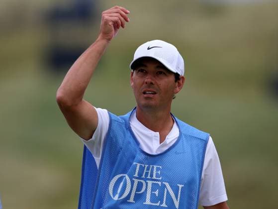 15th July 2025; Royal Portrush Golf Club, Portrush, County Antrim, Northern Ireland; The Open Golf Championship Practice Day 3; Rory McIlroy& x2019;s caddie Harry Diamond on the 17th hole  ActionPlus12814077 DavidxBlunsden