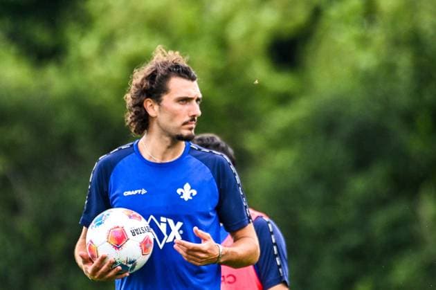 GER, 2 BL, SV Darmstadt 98, training camp in Bad Wörishofen 15 07 2025, Stadion Am Unteren Hart, Bad Wörishofen, GER, 2 BL, SV Darmstadt 98, training camp in Bad Wörishofen, in the picture Fraser Hornby Darmstadt, 9 nordphotoxGmbHx xHafner nph00200