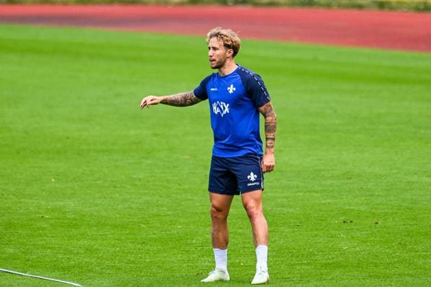 GER, 2 BL, SV Darmstadt 98, training camp in Bad Wörishofen 15 07 2025, Stadion Am Unteren Hart, Bad Wörishofen, GER, 2 BL, SV Darmstadt 98, training camp in Bad Wörishofen, in the picture Luca Marseiler Darmstadt, 8 nordphotoxGmbHx xHafner nph00200