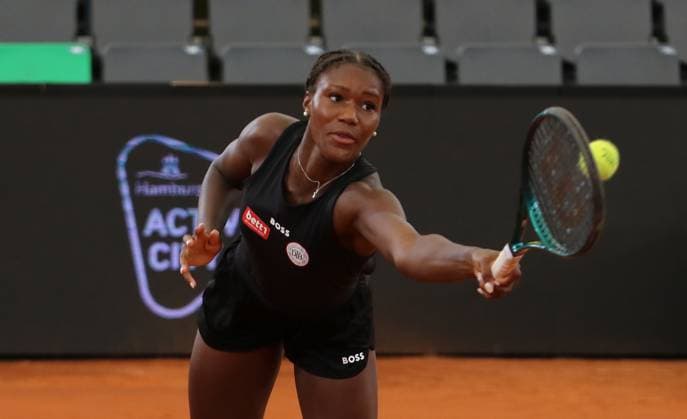 MSC Hamburg Ladies Open, WTA 250 tournament at Hamburg Rothenbaum, 1st round Noma Noha Akugue Germany