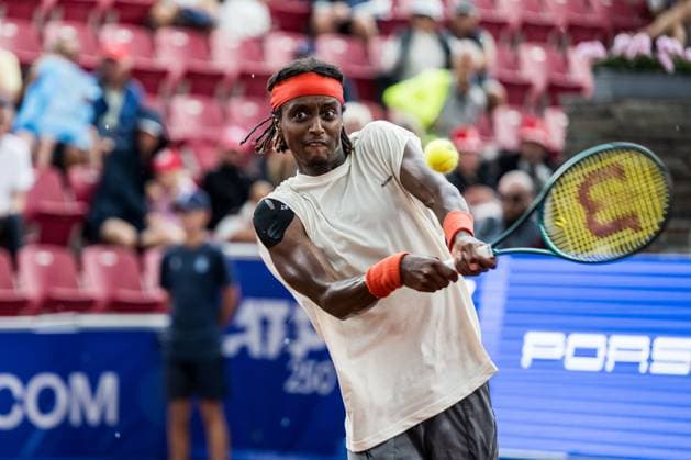250715 Mikael Ymer of Sweden during day 3 of the Nordea Open on July 15, 2025 in Bastad Photo Niclas Jönsson BILDBYRAN COP 273 NO0351 tennis atp 250 nordea open bbeng  Copyright: NICLASxJÖNSSON BB250715NO044