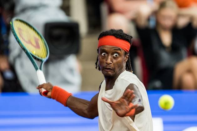 250715 Mikael Ymer of Sweden during day 3 of the Nordea Open on July 15, 2025 in Bastad Photo Niclas Jönsson BILDBYRAN COP 273 NO0351 tennis atp 250 nordea open bbeng  Copyright: NICLASxJÖNSSON BB250715NO046