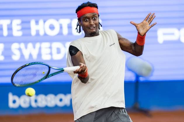 250715 Mikael Ymer of Sweden during day 3 of the Nordea Open on July 15, 2025 in Bastad Photo Niclas Jönsson BILDBYRAN COP 273 NO0351 tennis atp 250 nordea open bbeng  Copyright: NICLASxJÖNSSON BB250715NO055