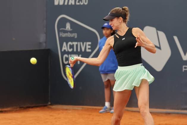 GER, Hamburg, xFSx, ATP250 Womens Tennis Tournament , MSC Hamburg Ladies Open 2025 , Round of 32 , Sixteenth Final ,15 07 2025 v l Anna Bondar HUN play a forehand Copyright: HMBxMedia FernandoxSoares