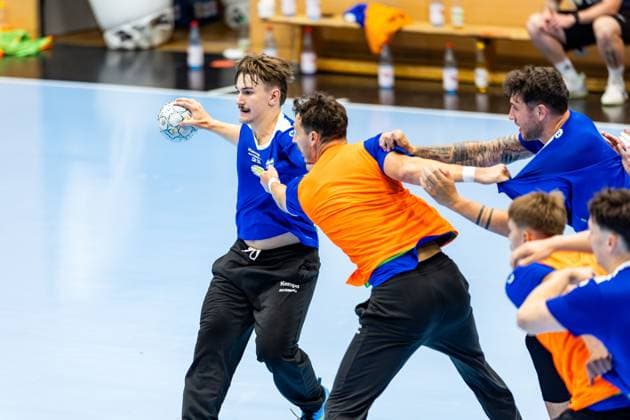 15 07 2025, GER, Handball, Men, Season 25 26, 1 Daikin Handball Bundesliga, ThSV Eisenach public training Felix Aellen ThSV Eisenach 99817 Eisenach Werner Assmann Halle Am Sportp Thueringen Germany