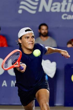 LOS CABOS TENNIS OPEN 2025 LOS CABOS TENNIS OPEN 2025 LOS CABOS TENNIS OPEN 2025 DANIEL VS HERNANDEZ 14072025 LOS CABOS, BAJA CALIFORNIA, MEXICO Photo of Alejandro Hernandez of Mexico, during Los Cabos Tennis Open 2025 held at the Mextenis Stadium of the Cabo Sports Complex of Los Cabos, Baja California Photo of Alejandro Hernandez of Mexico, during Los Cabos Tennis Open 2025 held at the Mextenis Stadium of the Cabo Sports Complex of Los Cabos, Baja California PHOTO BY IMAGENSHOP AGENCIA DE FOTOGRAFIA LOS CABOS BAJA CALIFORNIA MEXICO Copyright: xIMAGENSHOPxAGENCIAxFOTOGRAFICAx
