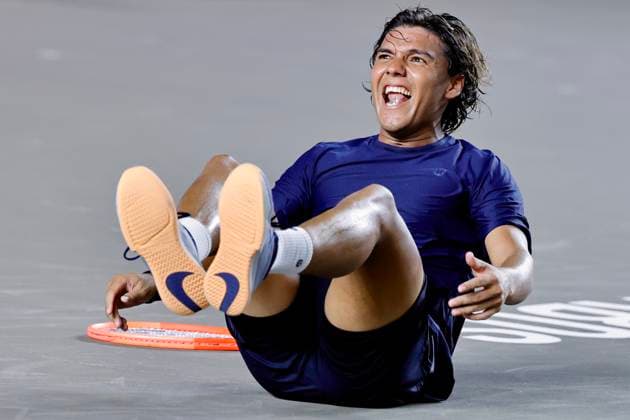 LOS CABOS TENNIS OPEN 2025 LOS CABOS TENNIS OPEN 2025 LOS CABOS TENNIS OPEN 2025 DANIEL VS HERNANDEZ 14072025 LOS CABOS, BAJA CALIFORNIA, MEXICO Photo of Alejandro Hernandez of Mexico, during Los Cabos Tennis Open 2025 held at the Mextenis Stadium of the Cabo Sports Complex of Los Cabos, Baja California Photo of Alejandro Hernandez of Mexico, during Los Cabos Tennis Open 2025 held at the Mextenis Stadium of the Cabo Sports Complex of Los Cabos, Baja California PHOTO BY IMAGENSHOP AGENCIA DE FOTOGRAFIA LOS CABOS BAJA CALIFORNIA MEXICO Copyright: xIMAGENSHOPxAGENCIAxFOTOGRAFICAx