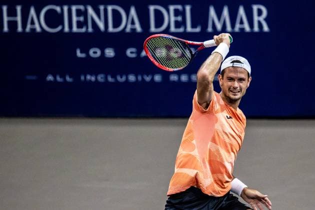 LOS CABOS TENNIS OPEN 2025 LOS CABOS TENNIS OPEN 2025 LOS CABOS TENNIS OPEN 2025 KACHMAZOV VS FICOVICH 14072025 LOS CABOS, BAJA CALIFORNIA, MEXICO Photo of Juan Pablo Ficovich of Argentina, during Los Cabos Tennis Open 2025 held at the Grand Stand of the Cabo Sports Complex of Los Cabos, Baja California Photo of Juan Pablo Ficovich of Argentina, during Los Cabos Tennis Open 2025 held at the Grand Stand of the Cabo Sports Complex of Los Cabos, Baja California PHOTO BY IMAGENSHOP AGENCIA DE FOTOGRAFIA LOS CABOS BAJA CALIFORNIA MEXICO Copyright: xIMAGENSHOPxAGENCIAxFOTOGRAFICAx