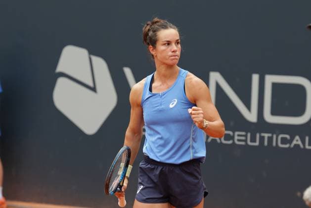 GER, Hamburg, xFSx, ATP250 Womens Tennis Tournament , MSC Hamburg Ladies Open 2025 , Round of 32 , Sixteenth Final ,15 07 2025 v l Lois Boisson FRA Winners fist, cheering Copyright: HMBxMedia FernandoxSoares