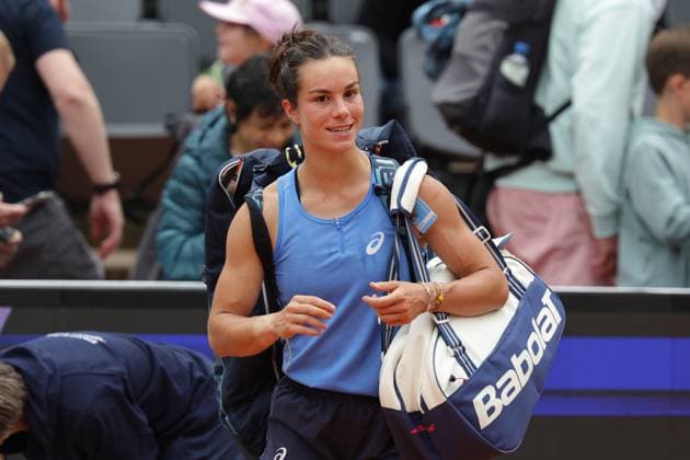 GER, Hamburg, xFSx, ATP250 Womens Tennis Tournament , MSC Hamburg Ladies Open 2025 , Round of 32 , Sixteenth Final , 15 07 2025 v l Lois Boisson FRA smiles , happy about the victory Copyright: HMBxMedia FernandoxSoares