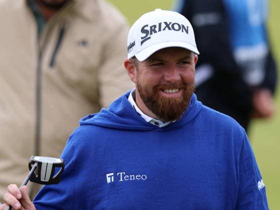 15th July 2025; Royal Portrush Golf Club, Portrush, County Antrim, Northern Ireland; The Open Golf Championship Practice Day 3; Shane Lowry (IRE) at the 8th green  ActionPlus12814176 DavidxBlunsden
