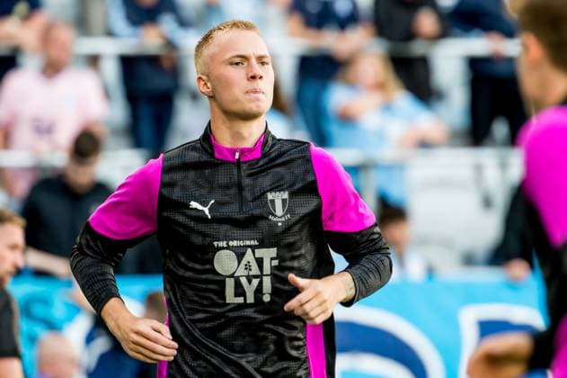 250715 Daniel Gudjohnsen of Malmö FF ahead of the UEFA Champions League qualifier football match between Malmö FF and FC Iberia 1999 on July 15, 2025 in Malmö Photo Christian Örnberg BILDBYRAN COP 166 CO0587 fotboll football soccer fotball uefa champions league gualifiers champions league malmö ff fc iberia bbeng bbauto  Copyright: CHRISTIANxÖRNBERG BB250715CO001
