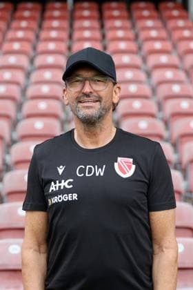 Claus Dieter Wollitz Head Coach FC Energie Cottbus 3 Liga, portrait date 2025 2026 Football 3 Liga 2025 2026 Official portrait date FC Energie Cottbus