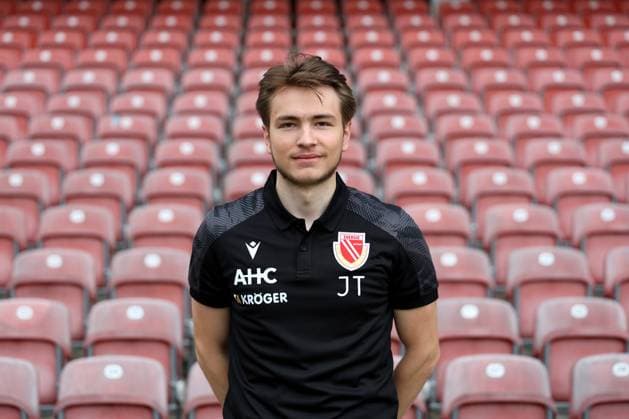 Julian Thies Video Analyst FC Energie Cottbus 3 Liga, portrait date 2025 2026 Football 3 Liga 2025 2026 Official portrait date FC Energie Cottbus