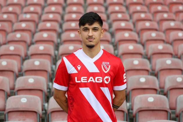 Jannis Boziaris FC Energie Cottbus 3 Liga, portrait date 2025 2026 Football 3 Liga 2025 2026 Official portrait date FC Energie Cottbus