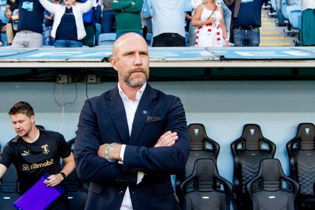 250715 Head coach Henrik Rydström of Malmö FF ahead of the UEFA Champions League qualifier football match between Malmö FF and FC Iberia 1999 on July 15, 2025 in Malmö Photo Christian Örnberg BILDBYRAN COP 166 CO0587 fotboll football soccer fotball uefa champions league gualifiers champions league malmö ff fc iberia bbeng bbauto  Copyright: CHRISTIANxÖRNBERG BB250715CO016