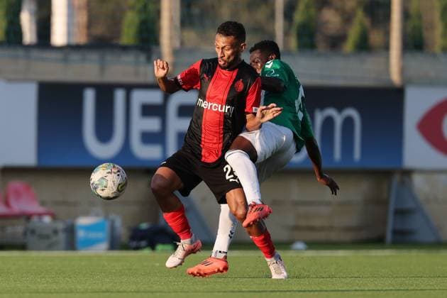 Eder of Hamrun Spartans is in action during the UEFA Champions League First qualifying round, 2nd leg soccer match between Hamrun Spartans FC and FK Zalgiris at the Centenary Stadium, in Ta Qali, Malta, 15 July 2025. UEFA Champions League - Hamrun Spartans FC v FK Zalgiris