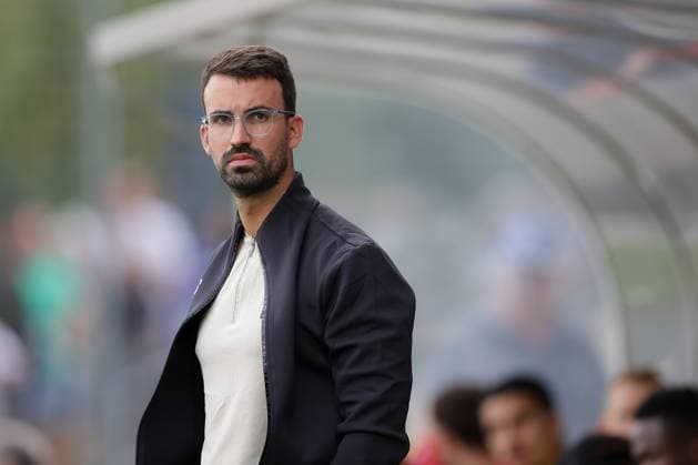 Pedro Silva Coach Differdange 15 07 2025 Football Champions League qualification, 1 round, second leg, season 2025 2026 15 07 2025 FC Differdange 03 LUX FC Drita XKX Differdange Stade Municipal de la Ville de Differdange, Differdange