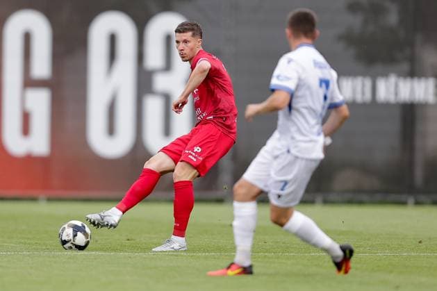 Kevin D™Anzico Differdange 4 15 07 2025 Football Champions League qualification, 1 round, second leg, season 2025 2026 15 07 2025 FC Differdange 03 LUX FC Drita XKX Differdange Stade Municipal de la Ville de Differdange, Differdange