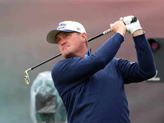 15th July 2025; Royal Portrush Golf Club, Portrush, County Antrim, Northern Ireland; The Open Golf Championship Practice Day 3; Jason Kokrak (USA) plays from the tee at the par three 16th hole  ActionPlus12814227 DavidxBlunsden