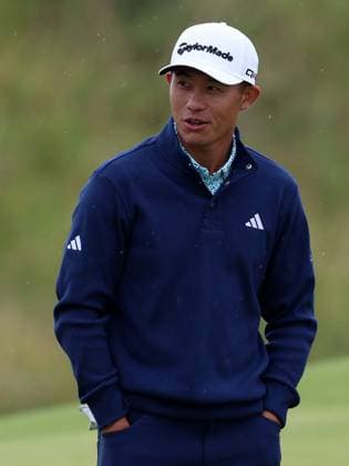 15th July 2025; Royal Portrush Golf Club, Portrush, County Antrim, Northern Ireland; The Open Golf Championship Practice Day 3; Collin Morikawa (USA) at the 8th hole  ActionPlus12814234 DavidxBlunsden
