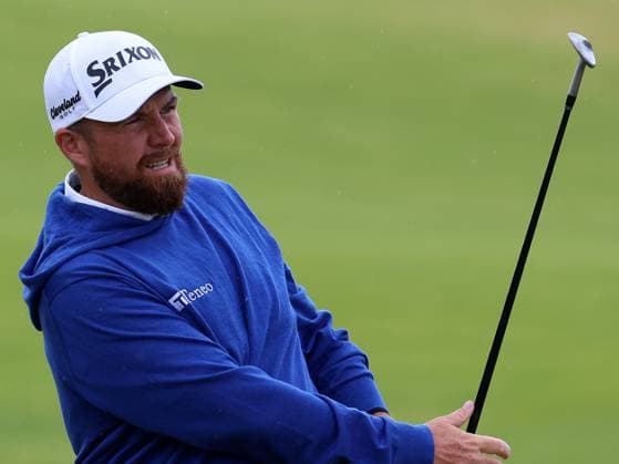 15th July 2025; Royal Portrush Golf Club, Portrush, County Antrim, Northern Ireland; The Open Golf Championship Practice Day 3; Shane Lowry (IRE) at the 8th hole  ActionPlus12814238 DavidxBlunsden