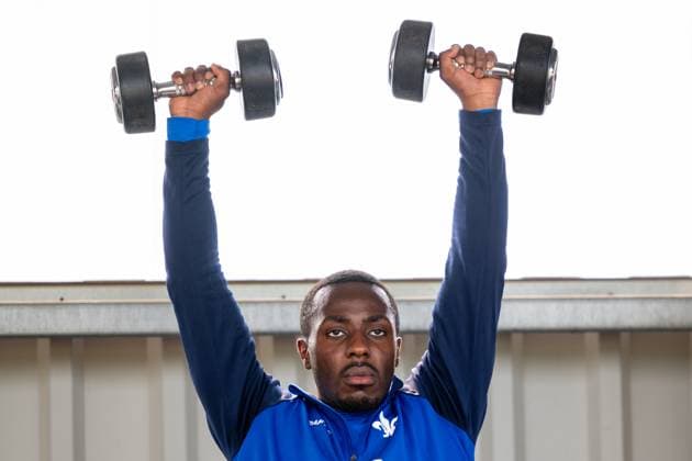 Merveille Papela SV Darmstadt 98, 21 at training, SV Darmstadt 98, football, 2 Bundesliga, training camp, 6 day, 15 07 2025 SV Darmstadt 98, football, 2 Bundesliga, training camp, 6 day, 15 07 2025 Bad Wörishofen Copyright: xEibner-Pressefoto FlorianxWiegandx EP_FWD