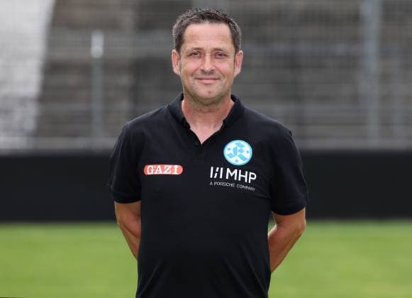 BAU 15 07 2025 Stuttgart Degerloch Football SV Stuttgarter Kickers Photo session, Dieter Kerschbaum Equipment manager Supervisor