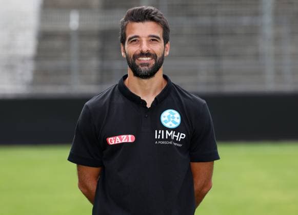 BAU 15 07 2025 Stuttgart Degerloch Football SV Stuttgarter Kickers Photo shoot, Konstantin Konstantinidis Athletics coach
