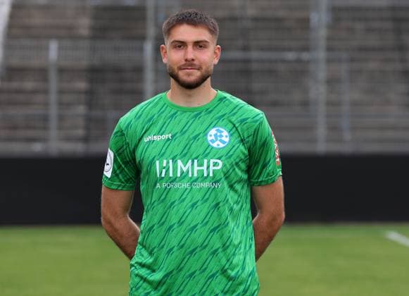 BAU 15 07 2025 Stuttgart Degerloch Football SV Stuttgarter Kickers Photo shoot, David Mitrovic