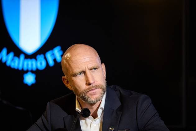 MALMÖ, SWEDEN 20250715 Malmös coach Henrik Rydström at the press conference after Tuesdays Champions League qualifier between Malmö FF and FC Iberia 1999 at Eleda Stadium MALMÖ SWEDEN FC Iberia 1999, Football, Malmö FF x11830x  Copyright: xAndersxBjurö TTx CHAMPIONS LEAGUE KVAL MALMÖ FF-IBERIA 1999