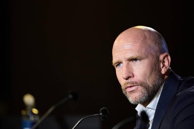 MALMÖ, SWEDEN 20250715 Malmös coach Henrik Rydström at the press conference after Tuesdays Champions League qualifier between Malmö FF and FC Iberia 1999 at Eleda Stadium MALMÖ SWEDEN FC Iberia 1999, Football, Malmö FF x11830x  Copyright: xAndersxBjurö TTx CHAMPIONS LEAGUE KVAL MALMÖ FF-IBERIA 1999