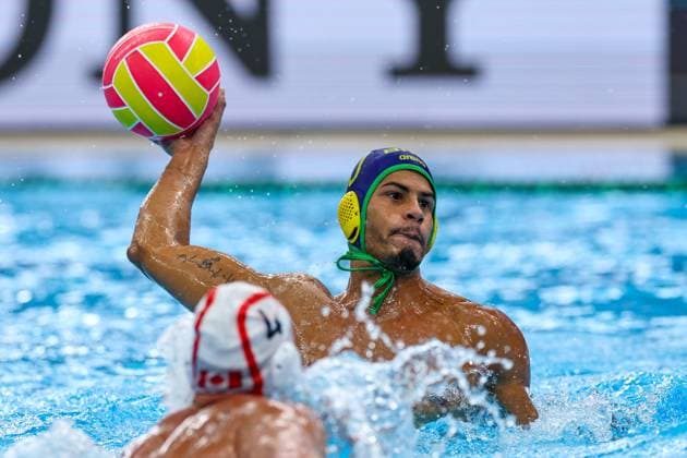 Swimming, World Championships in Singapore, Water polo, Canada - Brazil