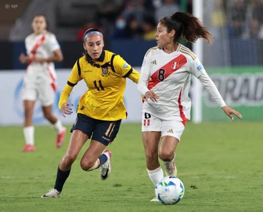 COPA AMERICA FEMENINA ECUADOR VS PERU July 15, 2025 Meeting between Ecuador VS Peru for Copa America Femenina at the Banco Guayaquil stadium QUITO PICHINCHA ECUADOR Copyright: xHENRYxLAPOx