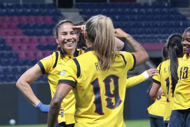 COPA AMERICA FEMENINA ECUADOR VS PERU July 15, 2025 Meeting between Ecuador VS Peru for Copa America Femenina at the Banco Guayaquil stadium QUITO PICHINCHA ECUADOR Copyright: xHENRYxLAPOx