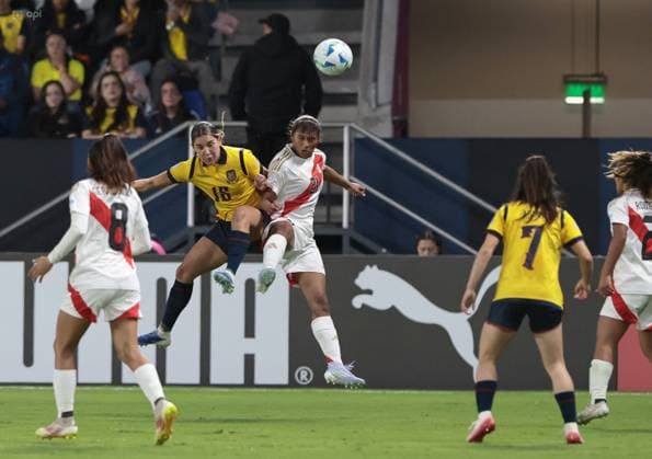 Football, Women, Copa America, Ecuador - Peru