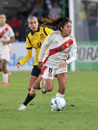 COPA AMERICA FEMENINA ECUADOR VS PERU July 15, 2025 Meeting between Ecuador VS Peru for Copa America Femenina at the Banco Guayaquil stadium QUITO PICHINCHA ECUADOR Copyright: xHENRYxLAPOx