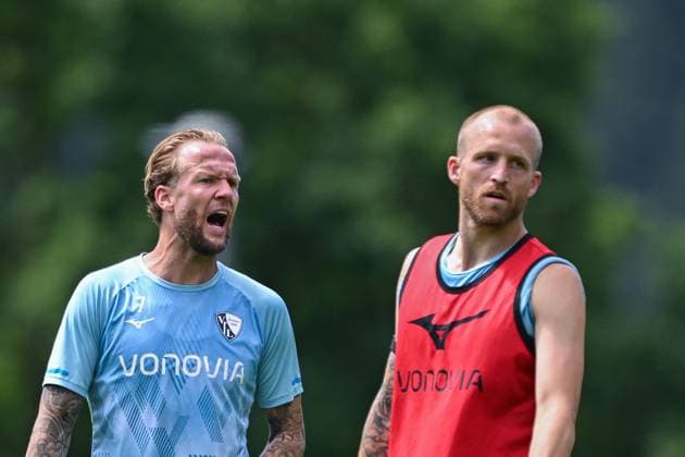 15 07 2025, Football, Season 2025 2026, 2 Bundesliga, Preparation, VfL Bochum summer training camp in Scheffau am Wilden Kaiser, Kevin Vogt VfL Bochum 1848 , Philipp Hofmann VfL Bochum 1848 xRHR PHOTO YYx Copyright: RHR-FOTOx RHR-FOTO YY