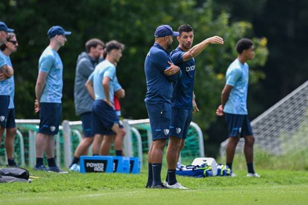 15 07 2025, Football, Season 2025 2026, 2 Bundesliga, Preparation, VfL Bochum summer training camp in Scheffau am Wilden Kaiser, Co-coach Murat Ural VfL Bochum 1848 , Co-coach Anthony Losilla VfL Bochum 1848 xRHR PHOTO YYx Copyright: RHR-FOTOx RHR-FOTO YY