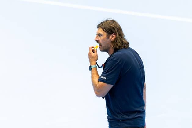15 07 2025, GER, Handball, Men, Season 25 26, 1 Daikin Handball Bundesliga, ThSV Eisenach public training Sebastian Hinze ThSV Eisenach,Trainer 99817 Eisenach Werner Assmann Halle Am Sportp Thueringen Germany