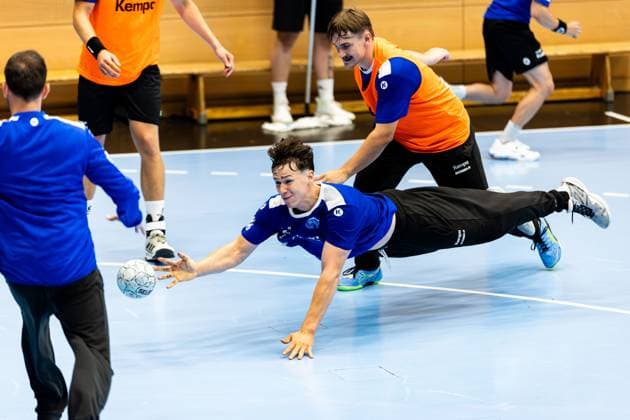 15 07 2025, GER, Handball, Men, Season 25 26, 1 Daikin Handball Bundesliga, ThSV Eisenach public training Tillman Leu ThSV Eisenach,99 99817 Eisenach Werner Assmann Halle Am Sportp Thueringen Germany