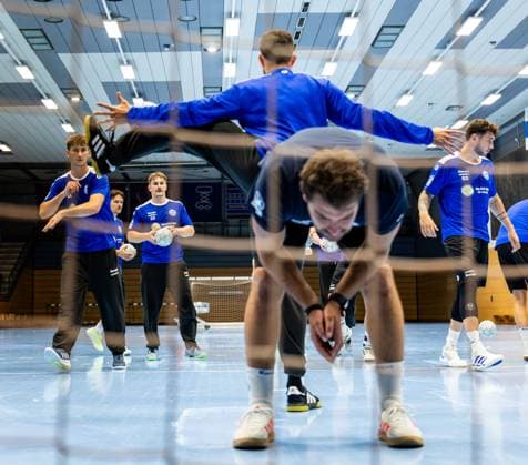 15 07 2025, GER, Handball, Men, Season 25 26, 1 Daikin Handball Bundesliga, ThSV Eisenach public training Felix Aellen ThSV Eisenach,22 99817 Eisenach Werner Assmann Halle Am Sportp Thueringen Germany