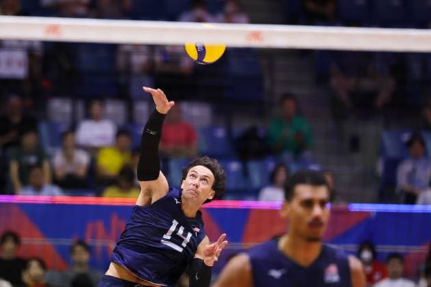 Micah Ma a (USA), JULY 16, 2025 - Volleyball : FIVB Volleyball Nations League 2025 Men s Preliminary Round match between Turkey - United States at Chiba Port Arena, Chiba, Japan. Noxthirdxpartyxsales  aflo_297848452