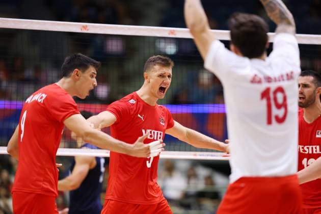 Marko Matic (TUR), JULY 16, 2025 - Volleyball : FIVB Volleyball Nations League 2025 Men s Preliminary Round match between Turkey - United States at Chiba Port Arena, Chiba, Japan. Noxthirdxpartyxsales  aflo_297848460