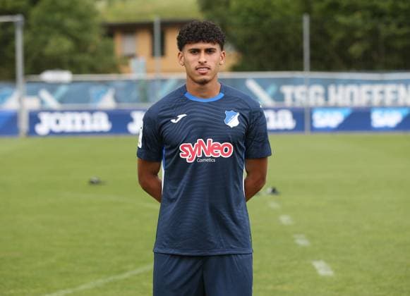 Ayoube Amaimouni Echghouyab TSG Hoffeheim II TSG Hoffenheim 2 U23 Porträttermin 2025 2026 Zuzenhausen, GER, 15 07 2025 ,Football 3 League 2025 2026